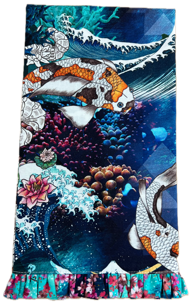 Tropical Fish Tea Towel