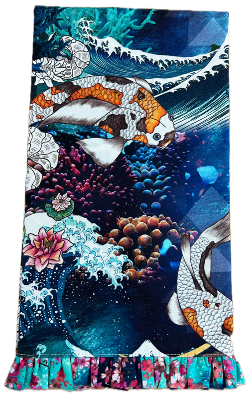 Tropical Fish Tea Towel